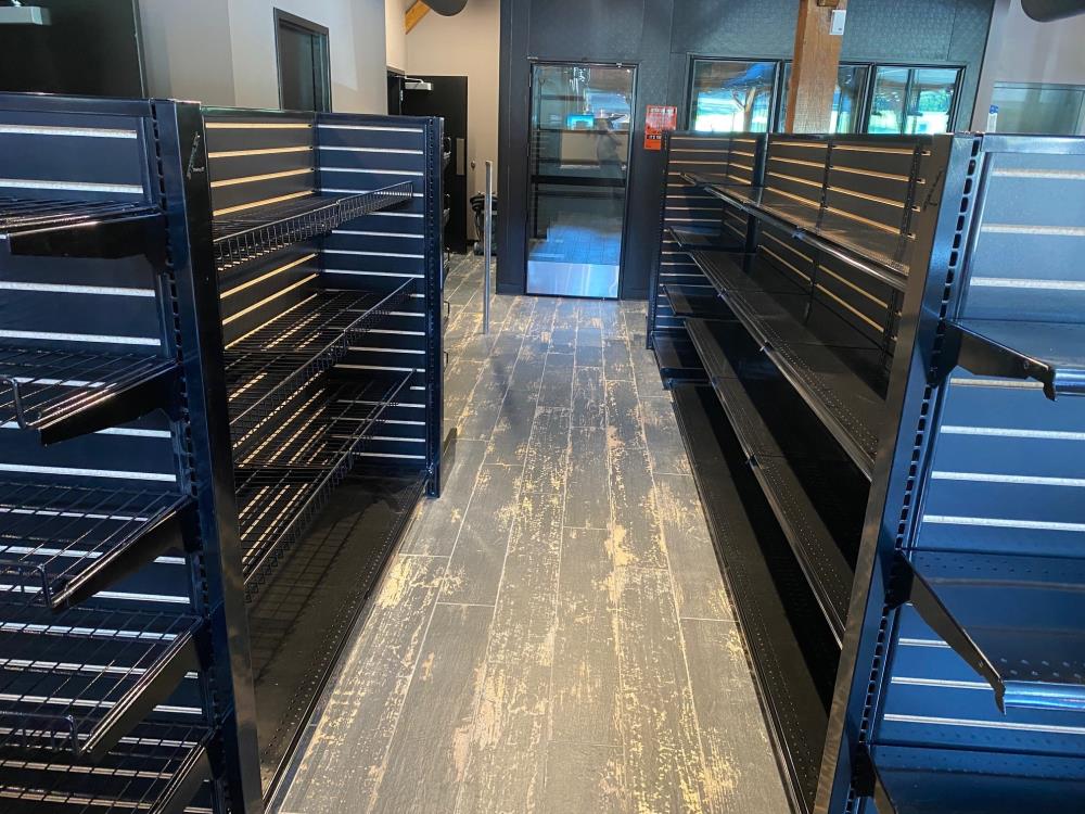 Wire Bakery Shelves