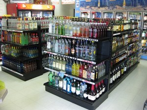 Black Gondola Shelving