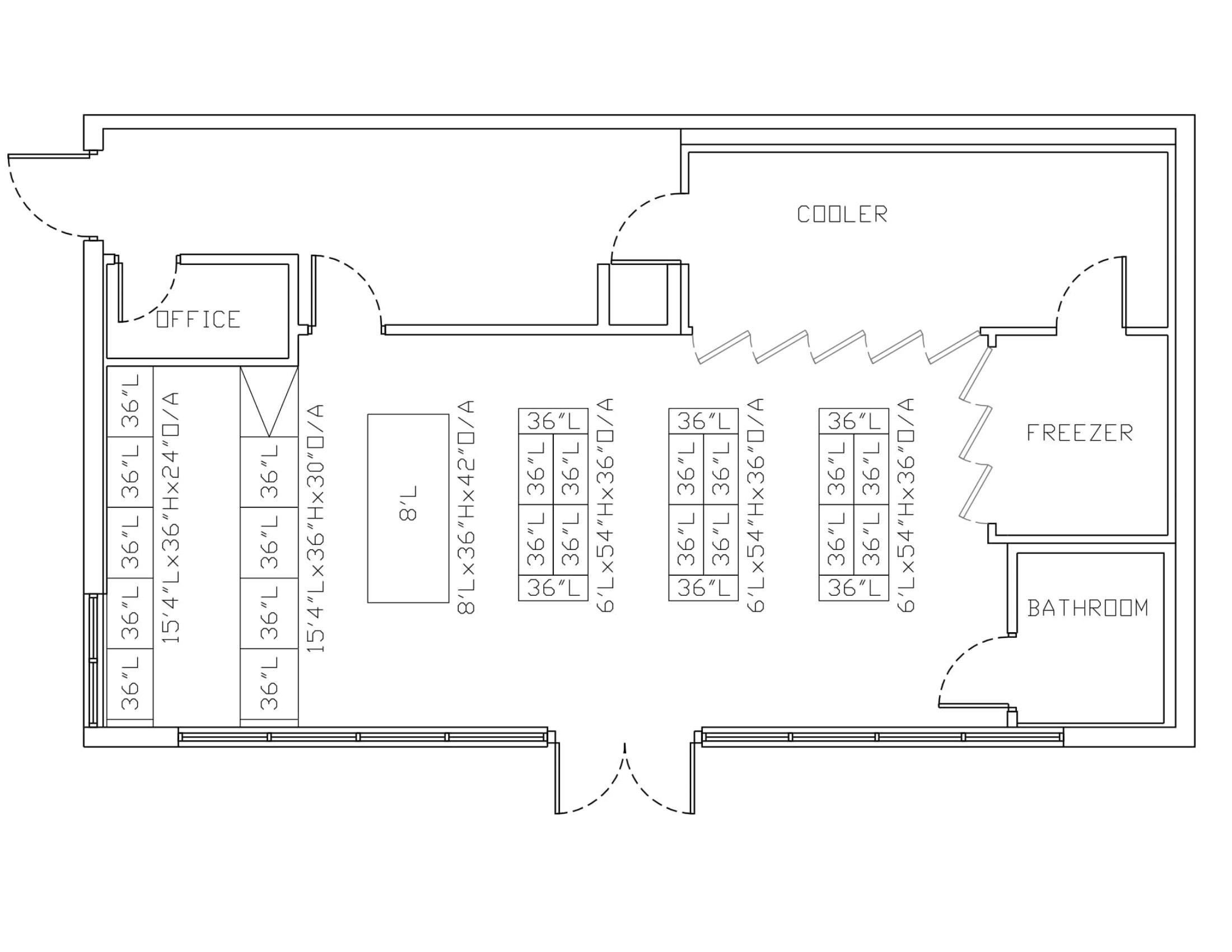 Convenience Store Floor Plan Layout  Convenience  Store  Shelving Convenience  Store  Design  