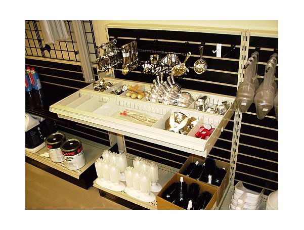 Retail Bin Shelves